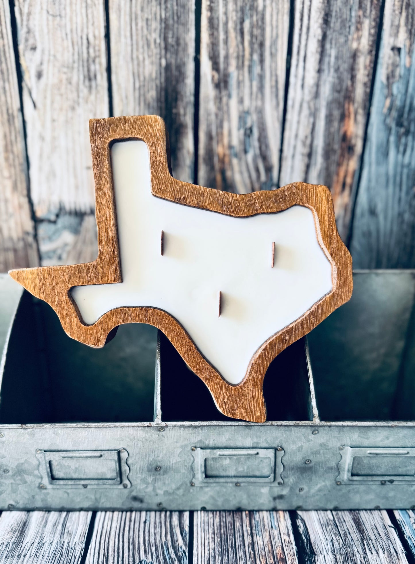 Texas Shaped Dough Bowl Candle