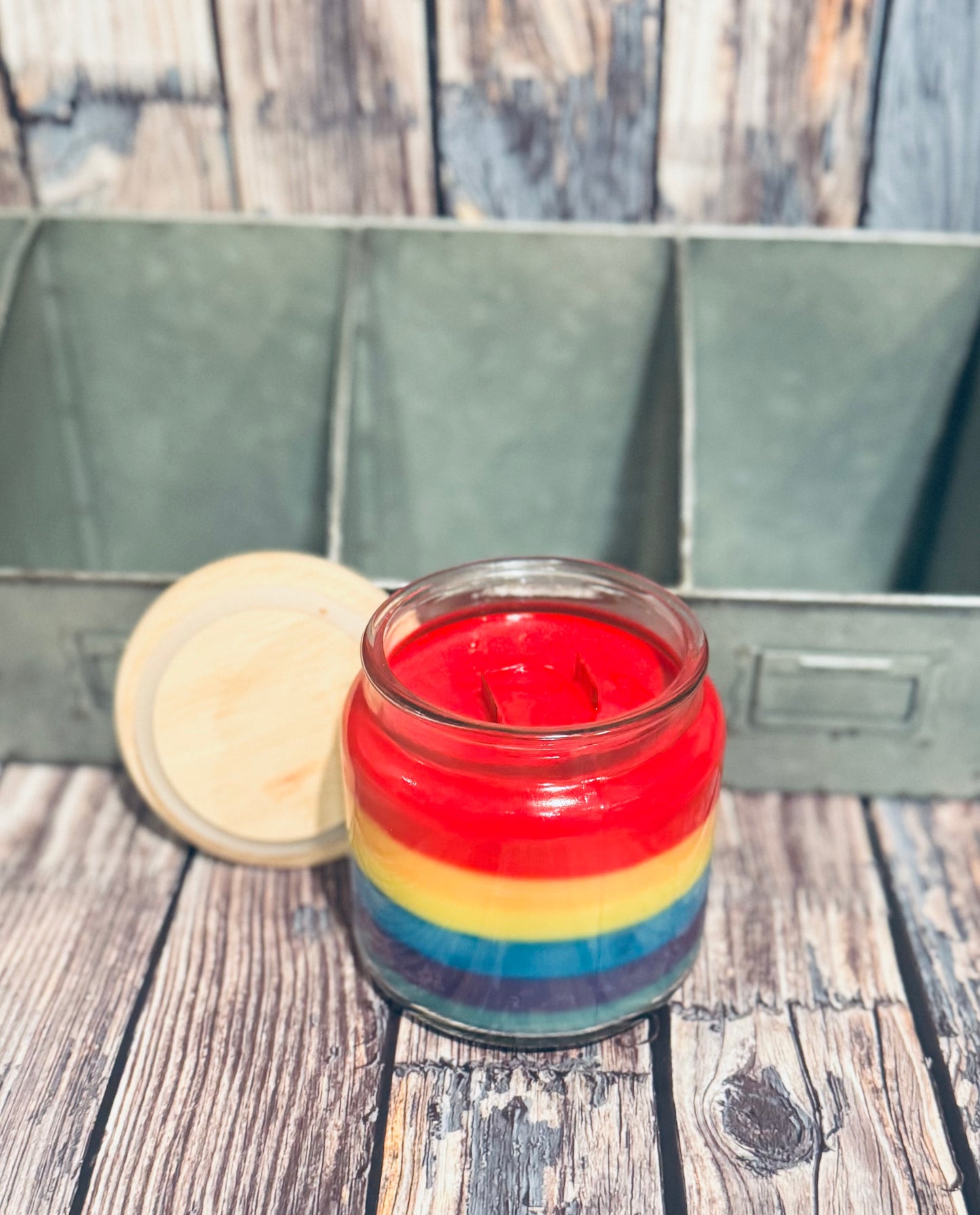 Rainbow Candle