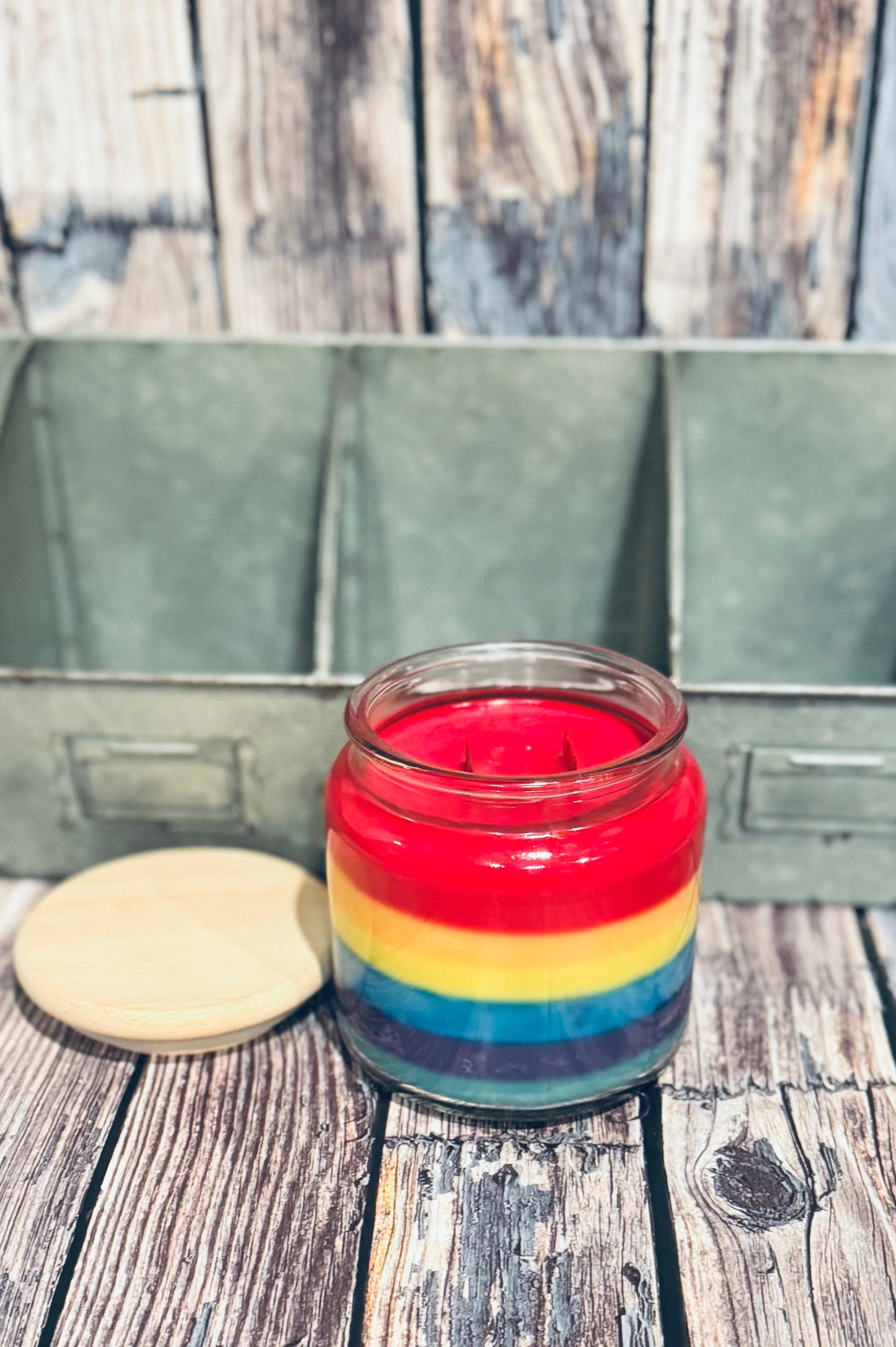 Rainbow Candle